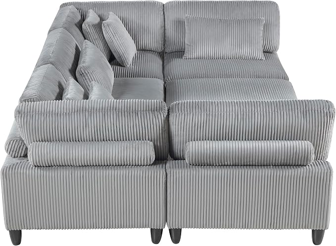 Lexicon 120 Inch Modular Sectional Sofa - Image 10