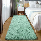 Sage Green Runner Rugs for Bedroom Living Room, Fluffy 2x6 Bedside Area Rug | - Image 6
