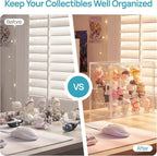 Vtopmart 4 Pack Acrylic Display Case, Stackable Figure Display Case - Image 5