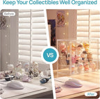 Vtopmart 2 Pack Acrylic Display Case, Stackable Figure Display Case - Image 6
