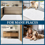 OLANLY Dog Door Mat for Muddy Paws 40x24, Super Absorbent Chenille Mud Mat | - Image 8