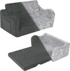MOMCAYWEX Kids Sofa, 2-in-1 Flip-Out Foam Couch by MOMCAYWEX