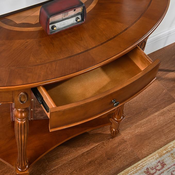 LEEMTORIG Demi Lune Console Table - Image 6