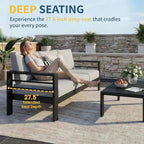 Solaste Aluminum Patio Furniture Set - Image 6