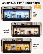 IDEALHOUSE 55" Farmhouse Coffee Bar Cabinet - Image 4