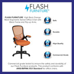 Flash Furniture Porter Mesh High Back Ergonomic Swivel Office Chair - Image 4