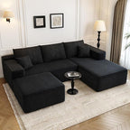 107.5" Cloud Modular Sectional Sofa by Settab