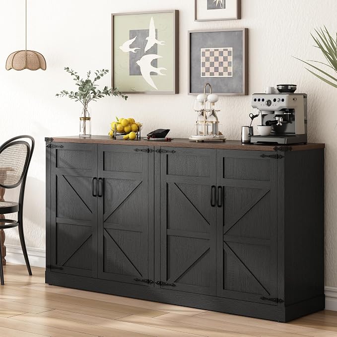 Sideboard Buffet Cabinet with Storage - Image 6