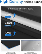 Blackout Curtains 48"x48" Portable No Drill Black Out Window Cover | 100% - Image 7