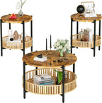 Lamerge 3 Pieces Coffee Table Set - Image 9