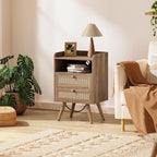 SUPERJARE 2 Drawer Night Stand - Image 2