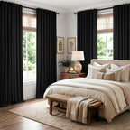 MIULEE 100% Blackout Linen Curtains - Image 8
