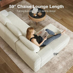 Novilla L-Shape Sectional Couches - Image 13