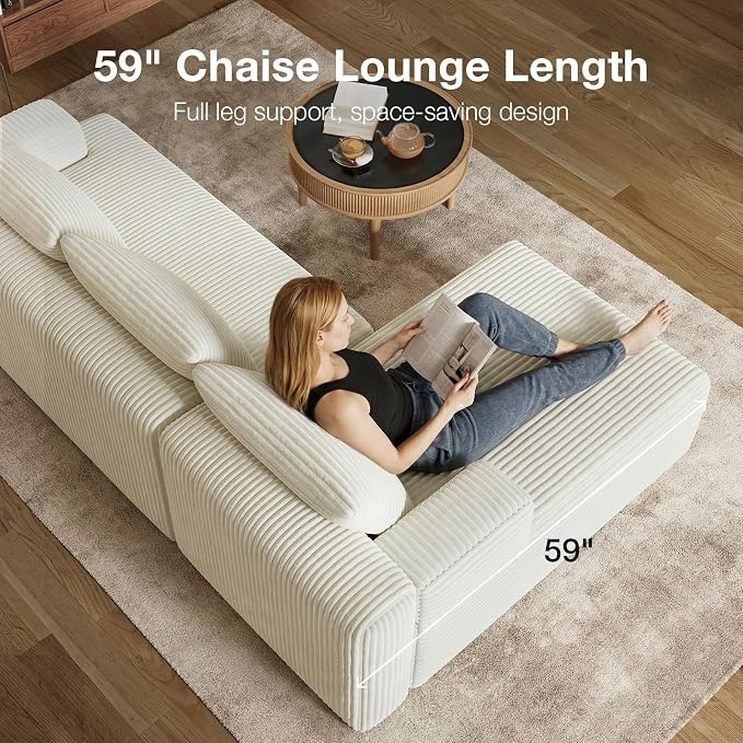 Novilla L-Shape Sectional Couches - Image 13