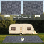 SAND MINE Waterproof Outdoor Rug, Plastic Reversible Rug, Modern Area Rug - Image 3