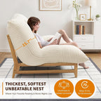 Oversized Cloud-Like Couch Single Seat, Extra-deep Seat Soft - Image 4