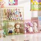 Colorful Figure Display Case for Collectibles 4 Layer Hobby Figurine Display - Image 2