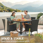 Devoko 5 PCS Furniture, Patio Conversation Set - Image 6