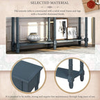 Merax Retro Console Table Sofa Table - Image 7