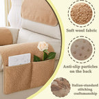 Armrest Covers - Arm Chair Covers Set of 3 Recliner Chair Covers, - Image 4