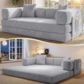 78.8" Convertible Futon Sofa Bed, Corduroy Futon Couch by CUBENTE