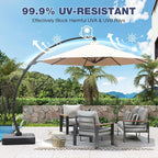 Aoxun Aluminum Patio Furniture Set - Image 2