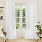 MYSKY HOME Patio White Curtains - Image 2