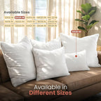 Utopia Bedding 12x20 Pillow Inserts, 2 Pack | 100% Virgin Filling, Indoor - Image 6