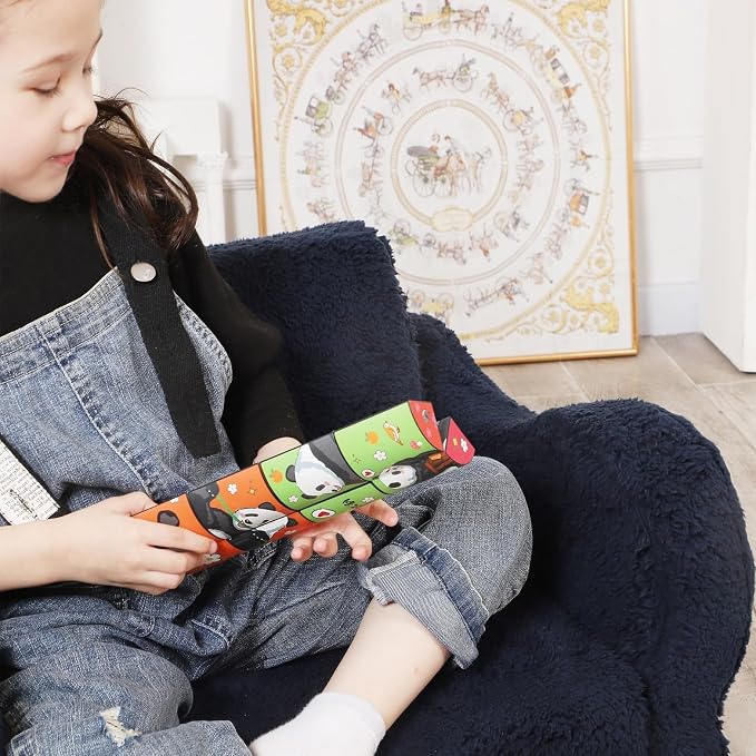 MOMCAYWEX Kids Sofa, 2-in-1 Flip-Out Foam Couch - Image 5