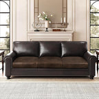 ANARACHON Leather Look Couch Cushion Covers Sofa Seat Slipcovers Sets Couches - Image 2
