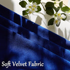 GIGIZAZA Royal Blue Velvet Throw Pillow Covers 20x20 Pack of 2 | Decorative - Image 4