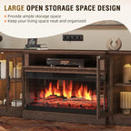 98" Farmhouse TV Stand with 36" Fireplace - Image 4