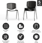 Flash Furniture Hercules Series Plastic Contoured Lobby Chairs - Image 5