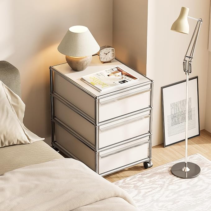 Modern Storage Cabinet Sideboard Versatile Free-Standing Organizer Cabinets - Image 2