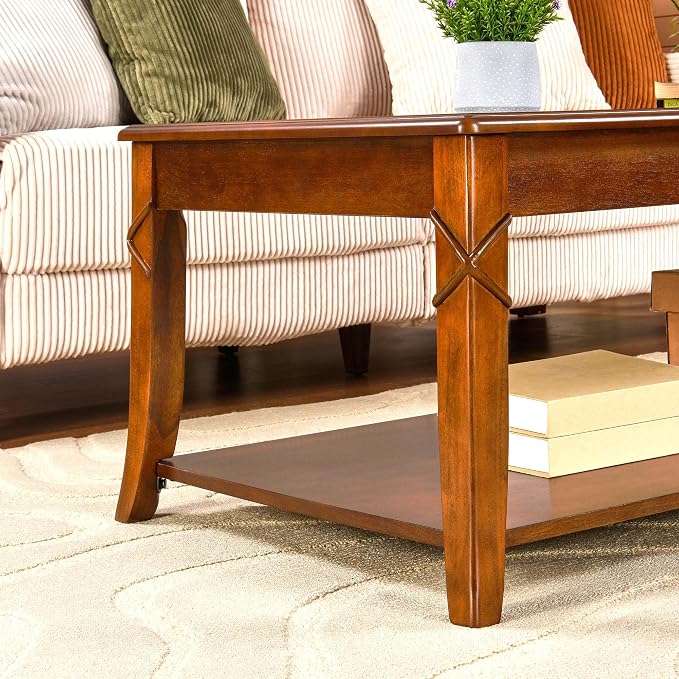 PADMA HOUSE Solid Wood Coffee Table - Image 7