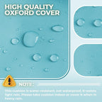Outdoor Chaise Lounge Chair Cushion Waterproof 74.4 x 22 x 4.7 Inches Memory - Image 7