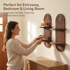 Boho Shelves Bohemian Decorative Wall Shelves Boho Chic Wall Decor - Image 3