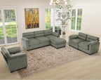 HAOMARKETS Corduroy Sofa Set, Upholstered Loveseat Man and 3-Seater Couch Set - Image 7