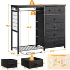 EnHomee 49.2" W Dresser for Bedroom - Image 2