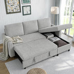 Walsunny 77" Sectional Sleeper Sofa by Walsunny