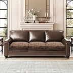 ANARACHON Leather Look Couch Cushion Covers Sofa Seat Slipcovers Sets Couches - Image 2