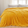 NEWCOSPLAY Fleece Ribbed Cozy Queen Blanket by NEWCOSPLAY