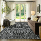 4x6 Ft Area Rugs for Living Room, Soft Non-Slip Machine Washable Rug, Vintage by Lo%CC%80utiRootHome