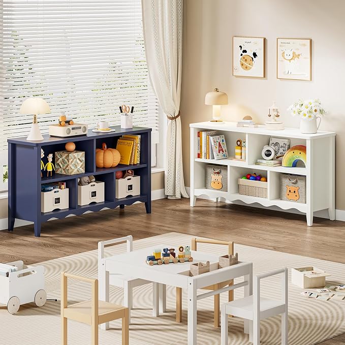 ONBRILL Montessori Shelf, 5 Cube Toy Storage Organizer - Image 7