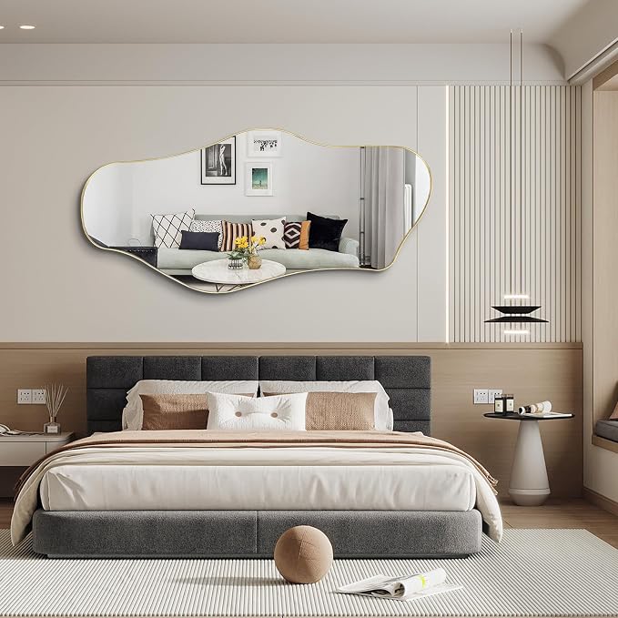 Large Irregular Mirror, Unique Shaped Abstract Wall Mirrors - Image 8