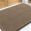 OLANLY Dog Door Mat for Muddy Paws 30x20, Super Absorbent Chenille Mud Mat | Tan by OLANLY