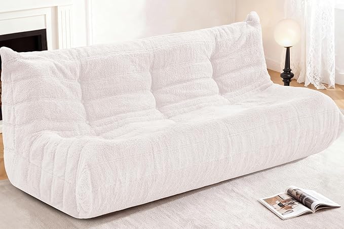 Bean Bag 3-Seater Chair Big Sofa Beanbag Chair by Cansunna