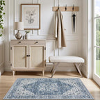 2x3 Area Rugs Living Room: Washable Vintage Rug - Image 5