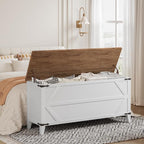 HOOBRO 47.2" Toy Box, Storage Bench - Image 6