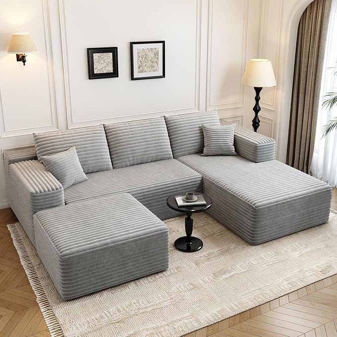 107.5" Cloud Modular Sectional Couch - Image 4